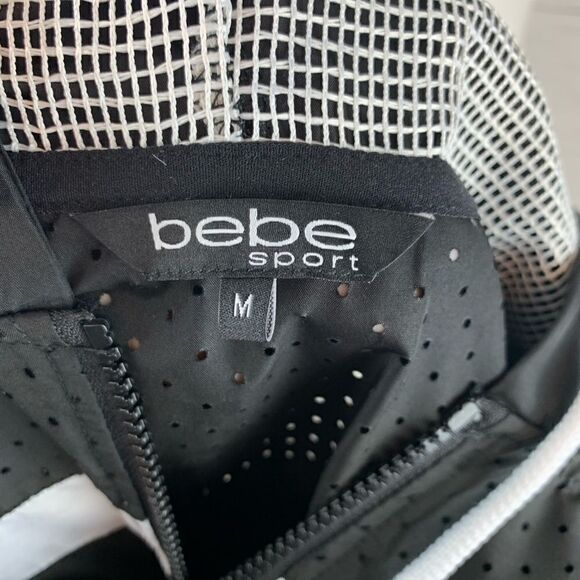 Bebe Black Sport Perforated Jacket - Picture 8 of 9